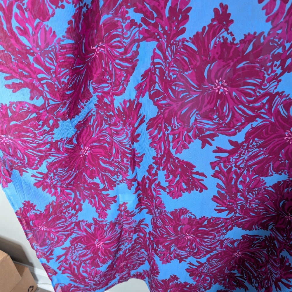 Lilly Pulitzer Julieta Embellished Maxi Caftan - Picture 8 of 10